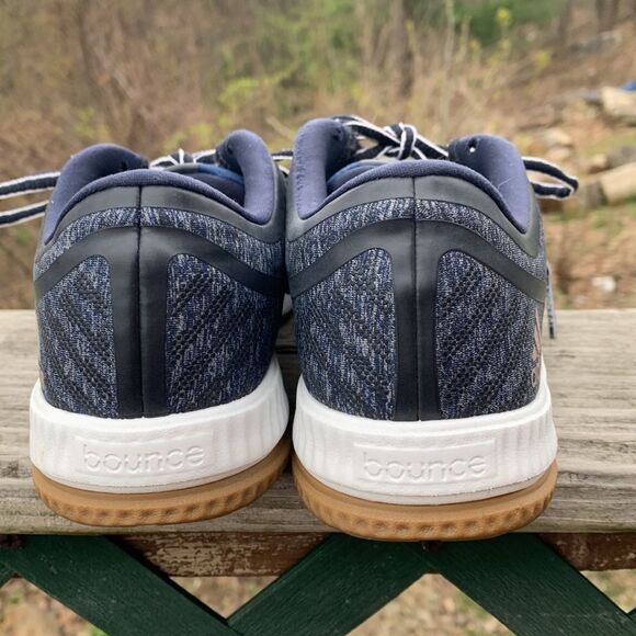 Adidas Womans Bounce Sneakers Sz 8 Navy - Picture 3 of 9
